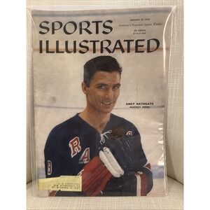 1959 Sports Illustrated NEW YORK Rangers ANDY BATHGATE Hockey Hero NYR NHL